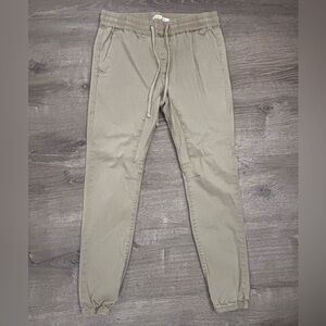 Pacsun Men’s Khaki Slim Jogger Pants Drawstring Size Medium